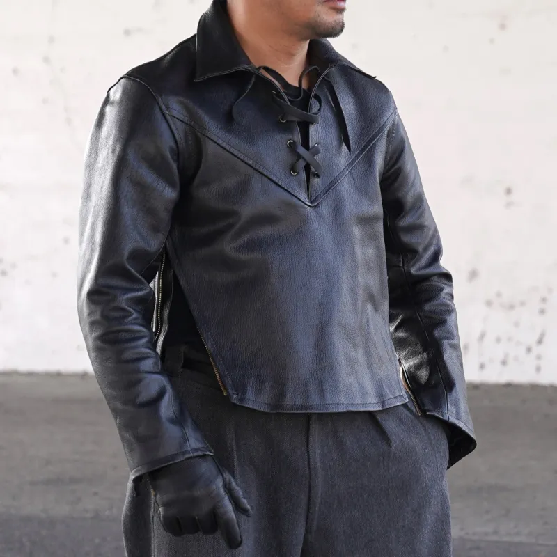 #484 1940 Goat Skin Pullover Jacket made by The Groovin High