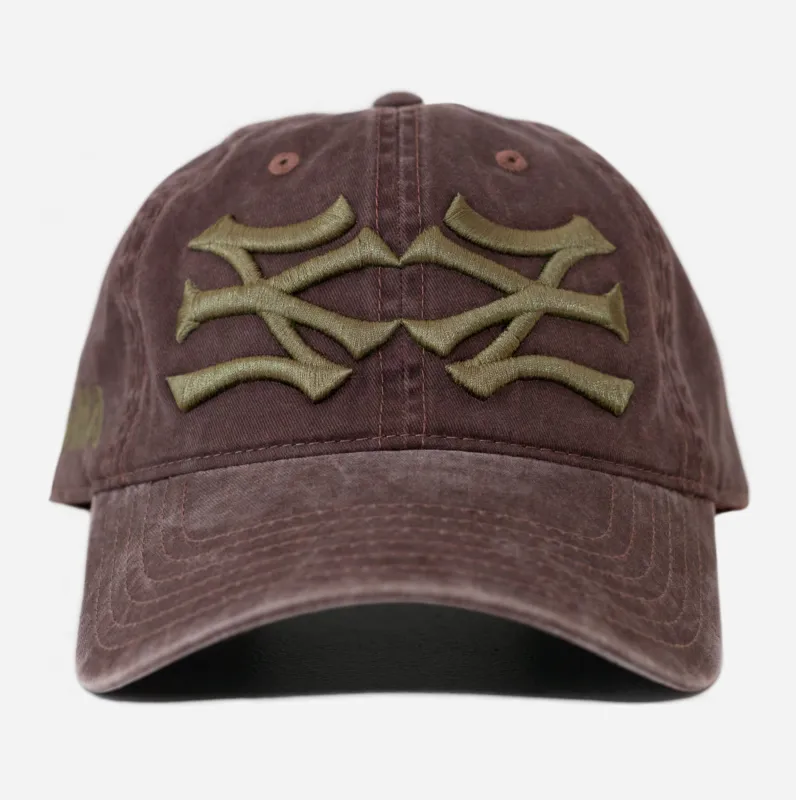 NY NY HAT (BROWN/GREEN) made by bnnd