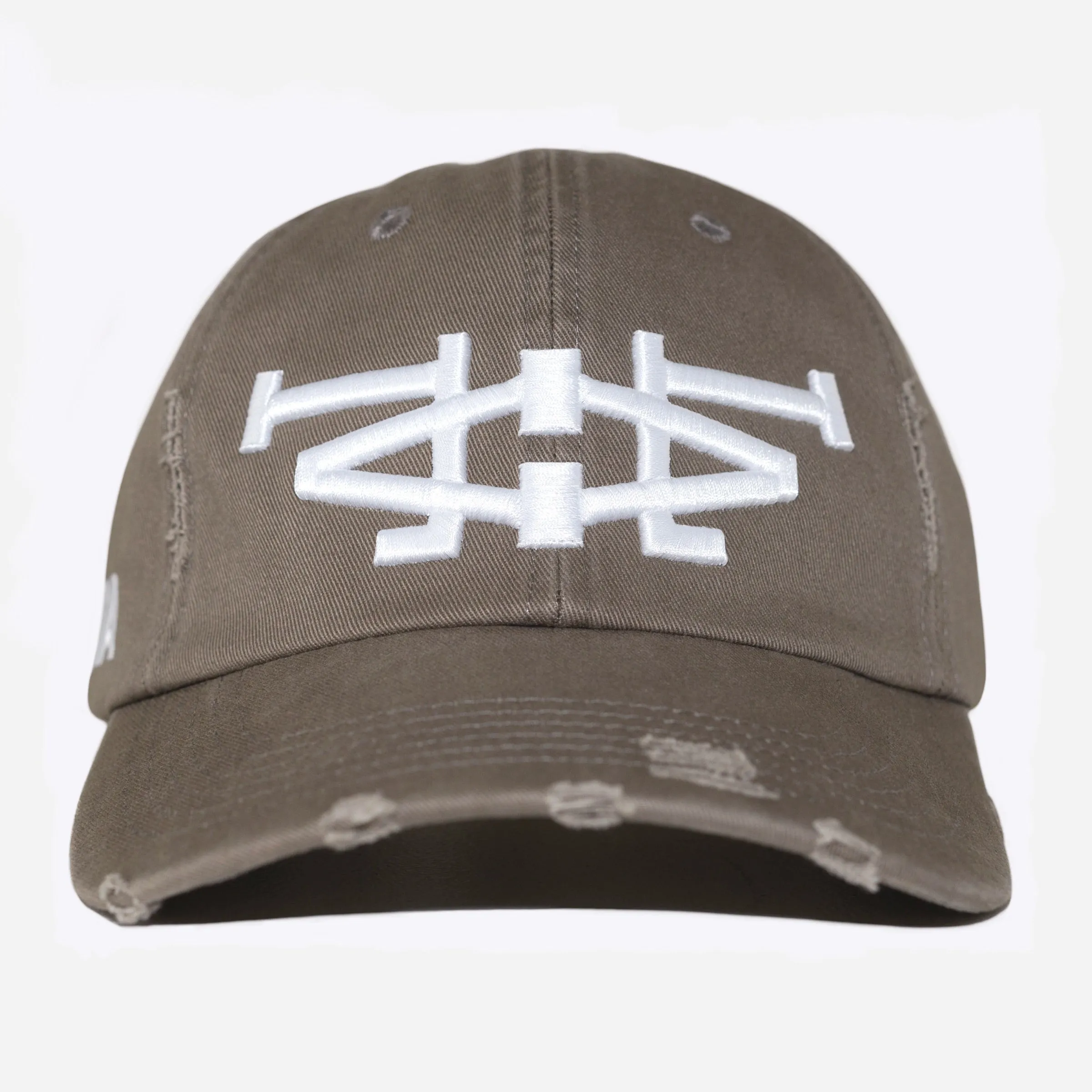 LA LA DISTRESSED HAT (ARMY) sold by bnnd