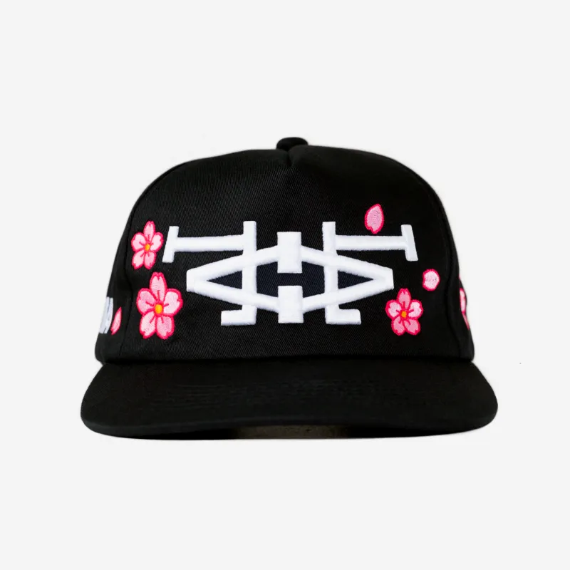 LA LA CHERRY BLOSSOM HAT (BLACK) made by bnnd