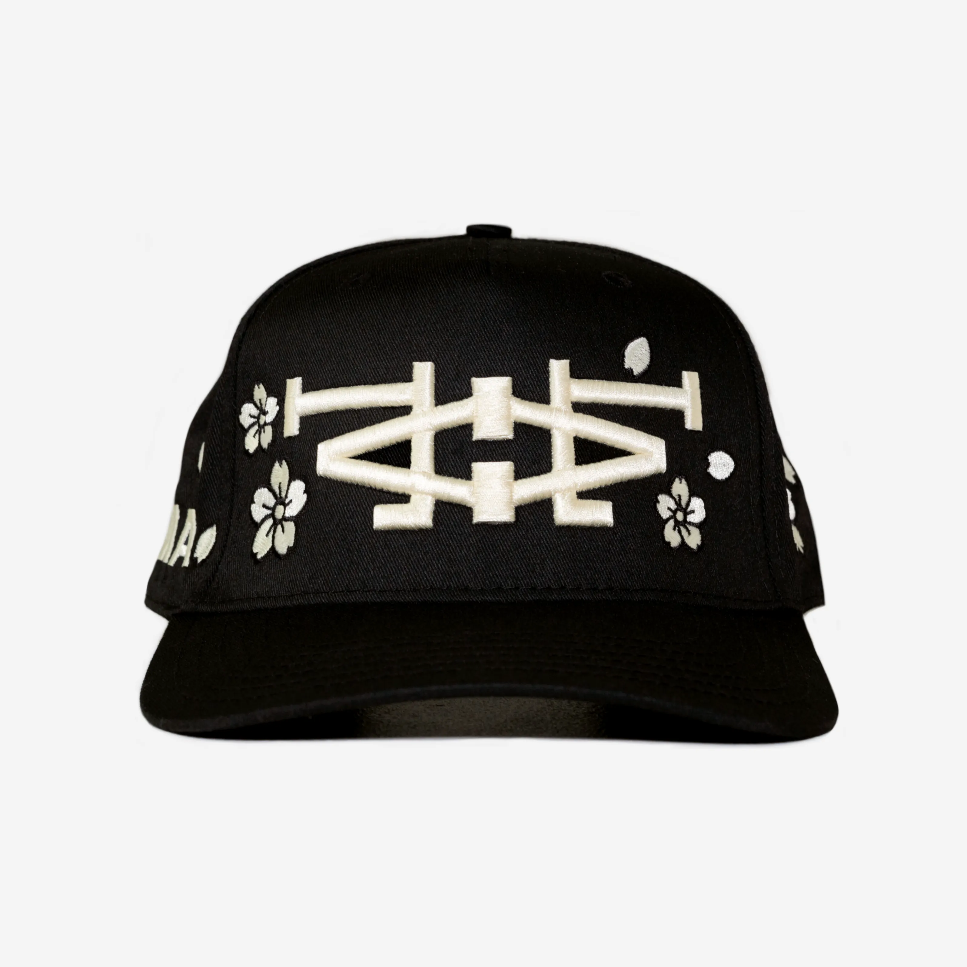 LA LA CHERRY BLOSSOM HAT (BLK/CRM) sold by bnnd