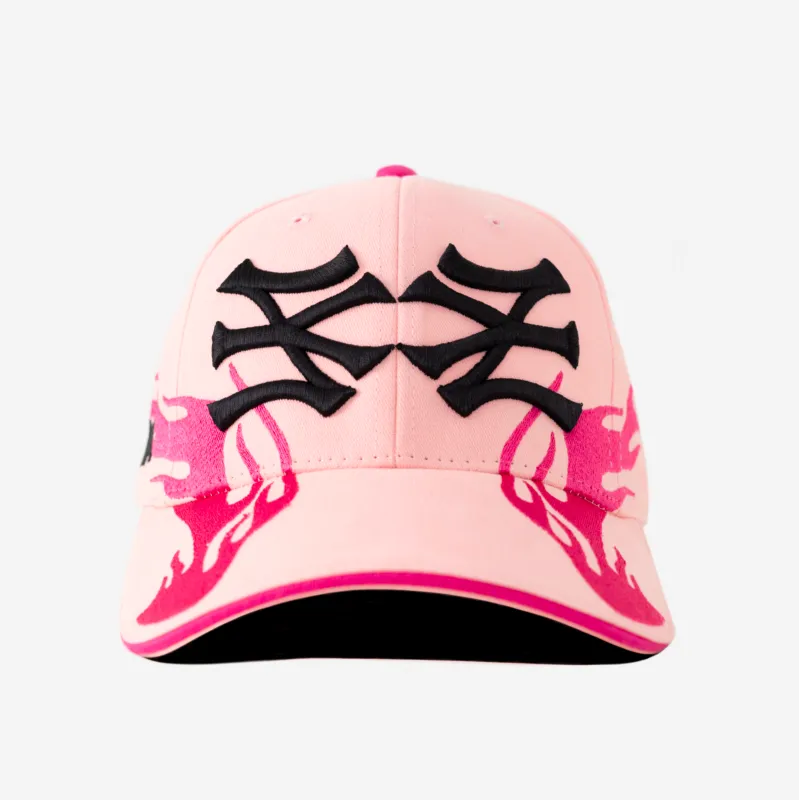 NY NY FLAME HAT (PINK) made by bnnd