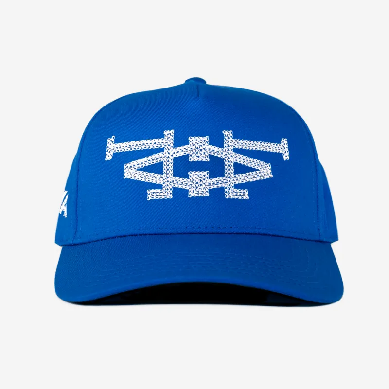LA LA CHAIN STITCH HAT (BLUE) made by bnnd