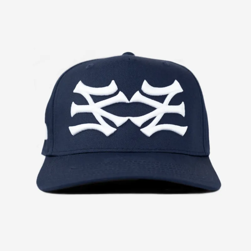 NY NY HAT CURVED BRIM (BLUE) made by bnnd