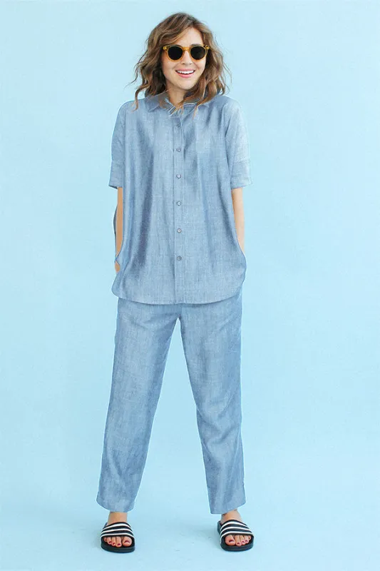 Playsuit - Chambray made by Sonnet James