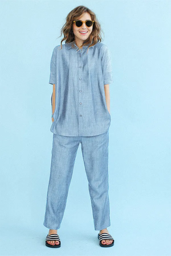 Playsuit - Chambray sold by Sonnet James