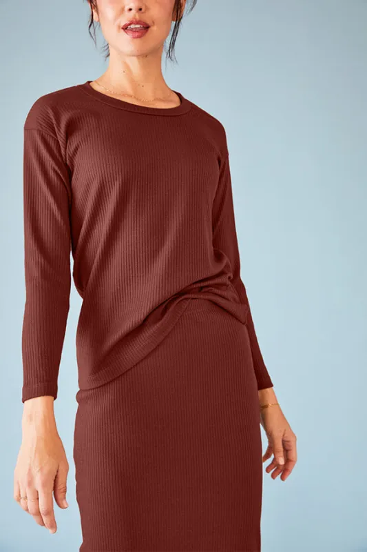 Skirt Set - Chestnut sold by Sonnet James