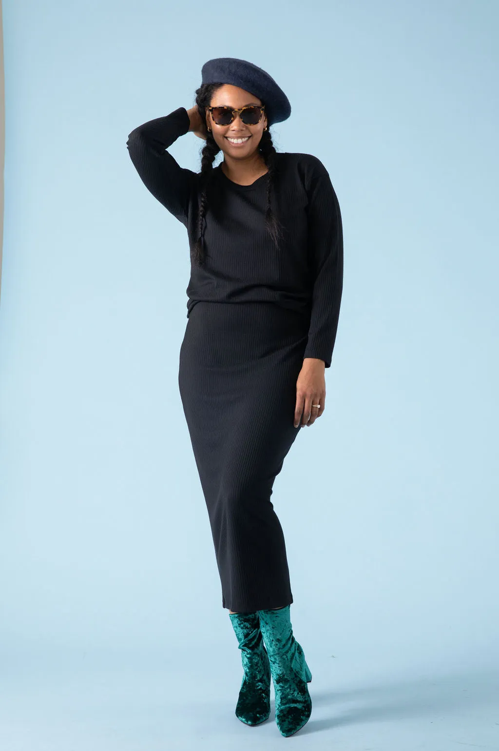 Skirt Set - Black sold by Sonnet James product image thumbnail 5