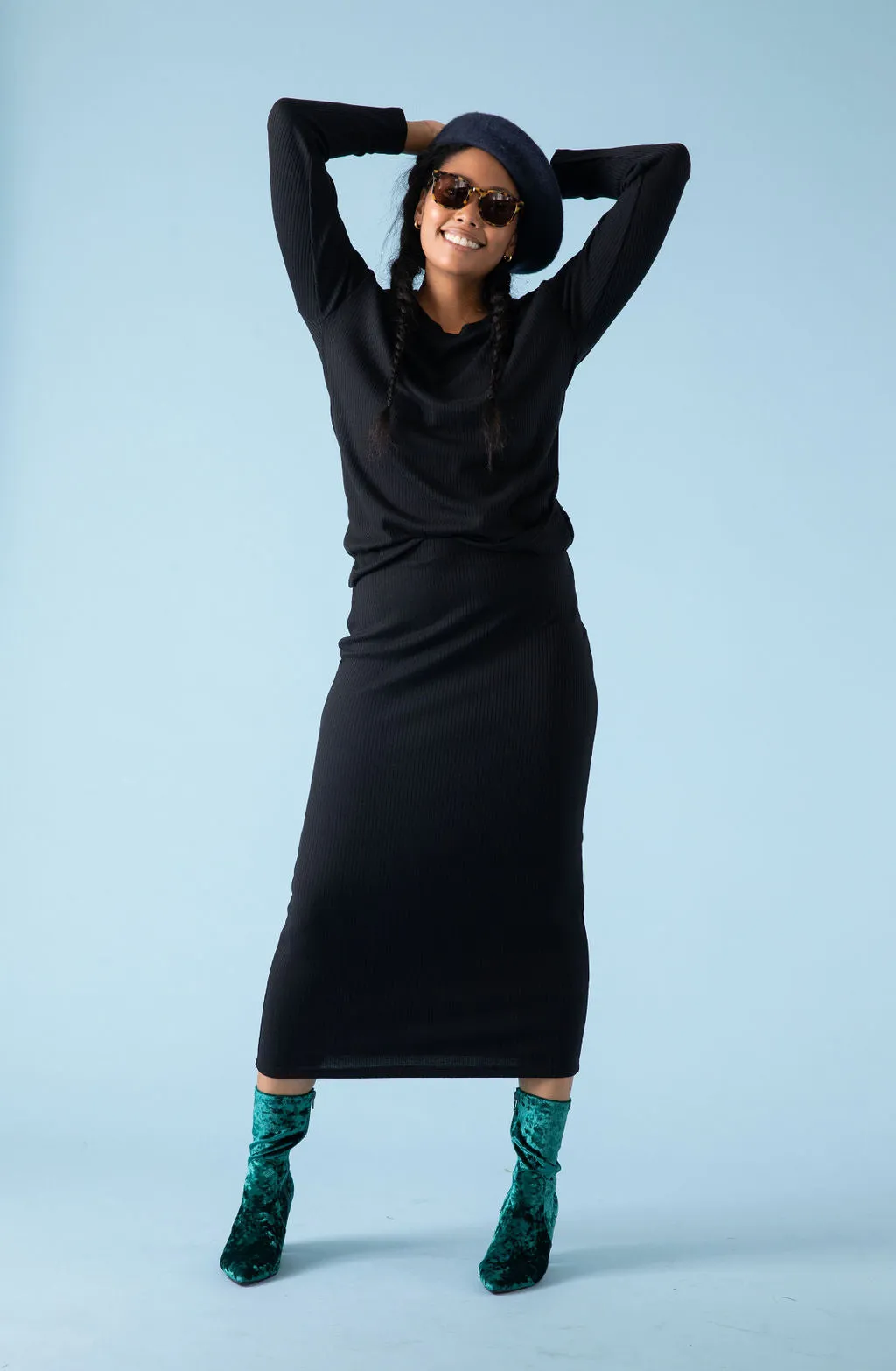 Skirt Set - Black sold by Sonnet James product image thumbnail 2