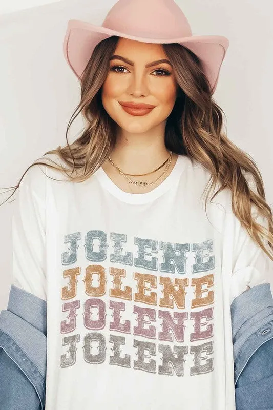 JOLENE WESTERN DOLLY T-SHIRT PLUS SIZE sold by The Barefoot Brunette Boutique product image thumbnail 2