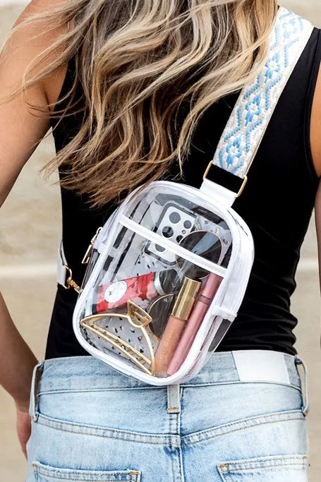 Noelle Clear Stadium Sling sold by The Barefoot Brunette Boutique product image thumbnail 5