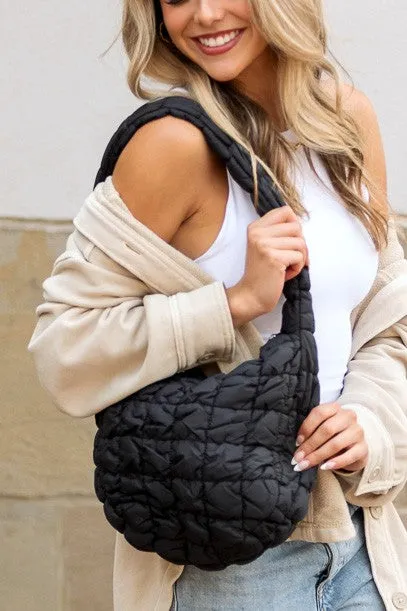 Dale Quilted Puffer Shoulder Bag sold by The Barefoot Brunette Boutique product image thumbnail 5