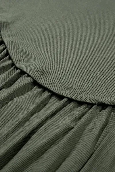 Plus Size Peplum Round Neck Long Sleeve Blouse sold by The Barefoot Brunette Boutique product image thumbnail 5