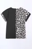 Plus Size Leopard Round Neck T-Shirt sold by The Barefoot Brunette Boutique