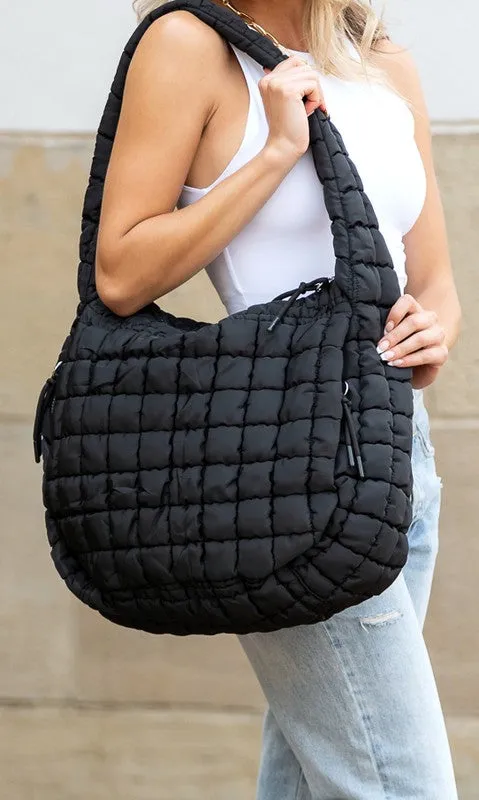 Taylor Quilted Puffer Tote sold by The Barefoot Brunette Boutique product image thumbnail 2
