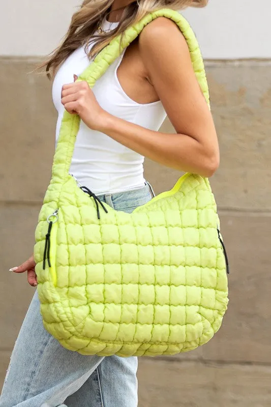 Taylor Quilted Puffer Tote sold by The Barefoot Brunette Boutique product image thumbnail 4