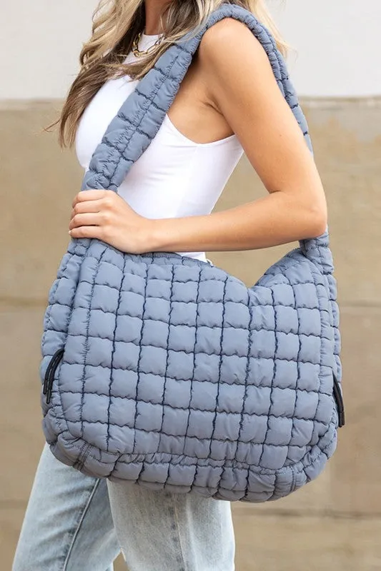 Taylor Quilted Puffer Tote sold by The Barefoot Brunette Boutique product image thumbnail 5