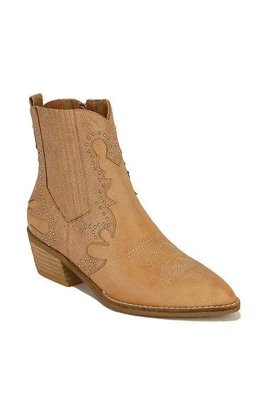 TINA-08-WESTERN BOOTIES sold by The Barefoot Brunette Boutique