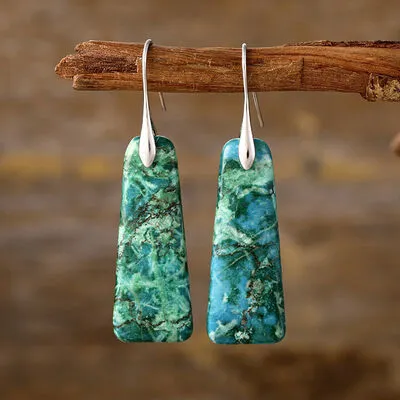 Copper Natural Stone Earrings sold by The Barefoot Brunette Boutique product image thumbnail 4