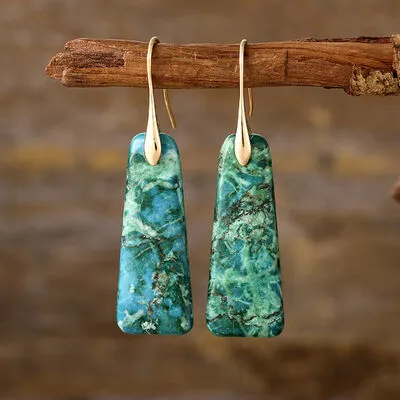 Copper Natural Stone Earrings sold by The Barefoot Brunette Boutique product image thumbnail 3