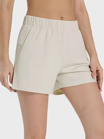 Millennia Elastic Waist Active Shorts sold by The Barefoot Brunette Boutique product image thumbnail 4