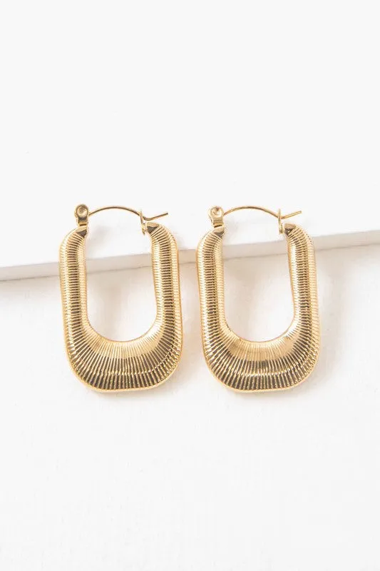 Nomad Hoop Earrings sold by The Barefoot Brunette Boutique product image thumbnail 4