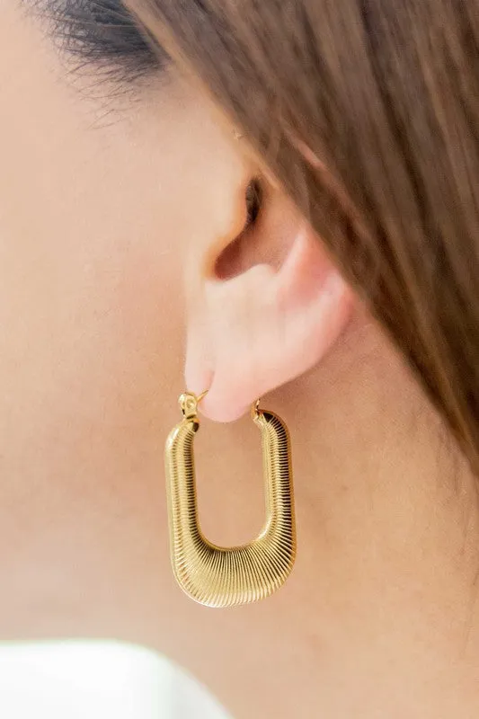 Nomad Hoop Earrings sold by The Barefoot Brunette Boutique product image thumbnail 2
