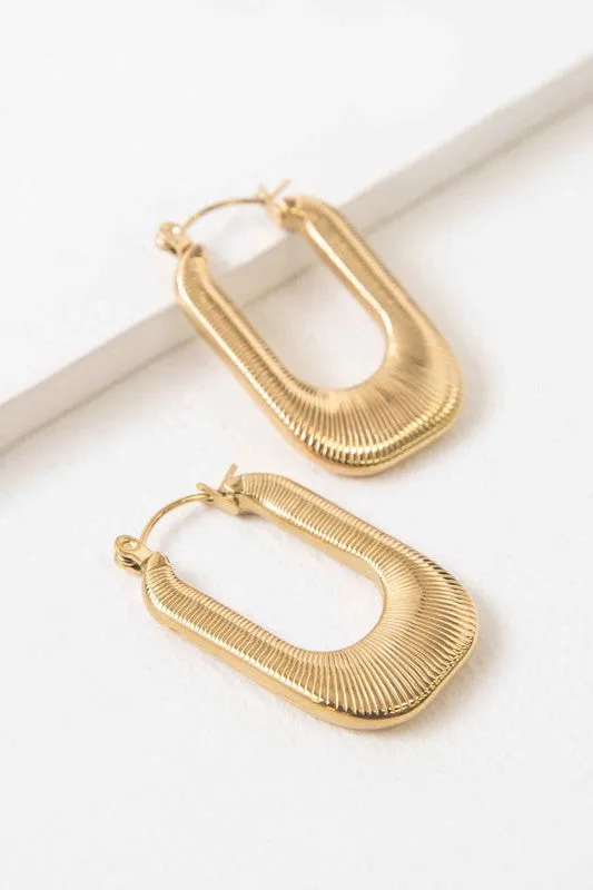 Nomad Hoop Earrings sold by The Barefoot Brunette Boutique product image thumbnail 5