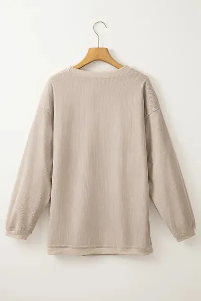Full Size Sequin Boots Round Neck Long Sleeve Sweatshirt sold by The Barefoot Brunette Boutique product image thumbnail 5