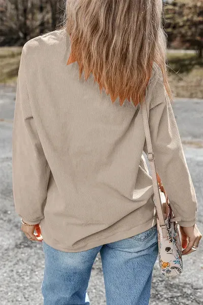 Full Size Sequin Boots Round Neck Long Sleeve Sweatshirt sold by The Barefoot Brunette Boutique product image thumbnail 3