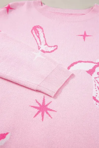 Boots Round Neck Long Sleeve Top sold by The Barefoot Brunette Boutique product image thumbnail 3