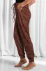 Full Size Leopard Drawstring Pocketed Pants sold by The Barefoot Brunette Boutique