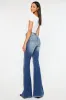 Kancan High Rise Wide Waistband Flare Jeans sold by The Barefoot Brunette Boutique