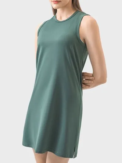 Millennia Round Neck Sleeveless Active Dress sold by The Barefoot Brunette Boutique product image thumbnail 4