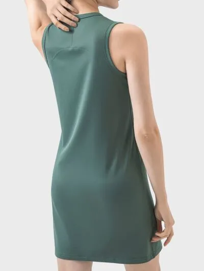 Millennia Round Neck Sleeveless Active Dress sold by The Barefoot Brunette Boutique product image thumbnail 5