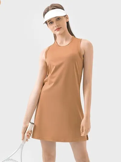 Millennia Round Neck Sleeveless Active Dress sold by The Barefoot Brunette Boutique product image thumbnail 3