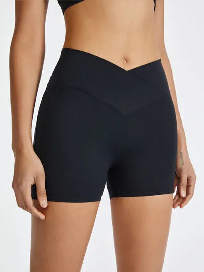 High Waist Active Shorts sold by The Barefoot Brunette Boutique