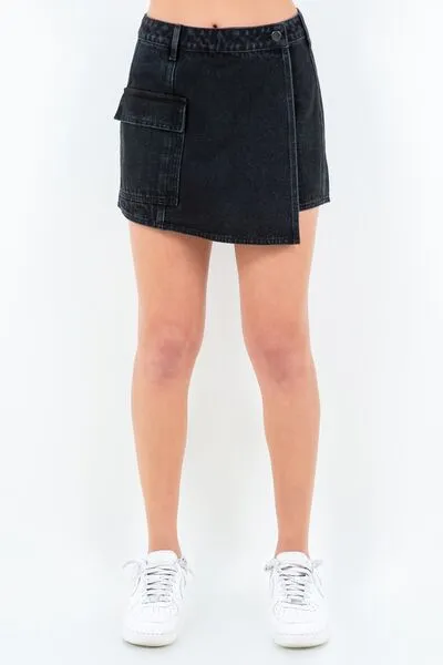 American Bazi Cargo Pocket Mini Skort sold by The Barefoot Brunette Boutique