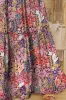 Floral Frill Trim Tiered Maxi Skirt sold by The Barefoot Brunette Boutique