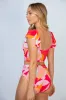 White Birch Full Size Floral Two Piece Swim Set sold by The Barefoot Brunette Boutique