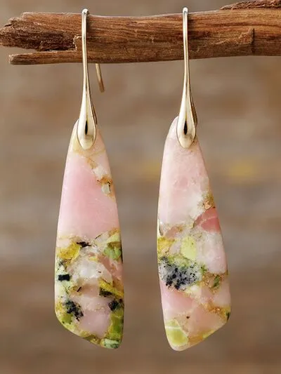 Geometrical Shape Dangle Earrings sold by The Barefoot Brunette Boutique product image thumbnail 5