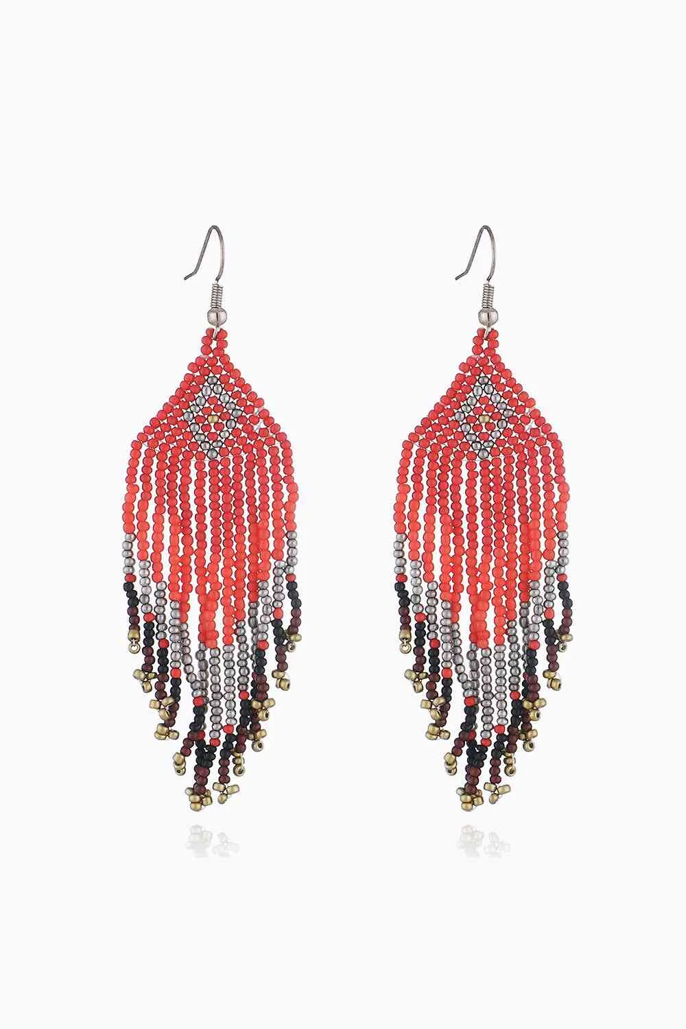 Beaded Dangle Earrings sold by The Barefoot Brunette Boutique product image thumbnail 3