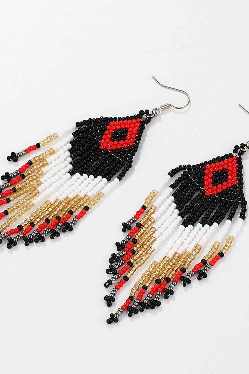 Beaded Dangle Earrings sold by The Barefoot Brunette Boutique product image thumbnail 2
