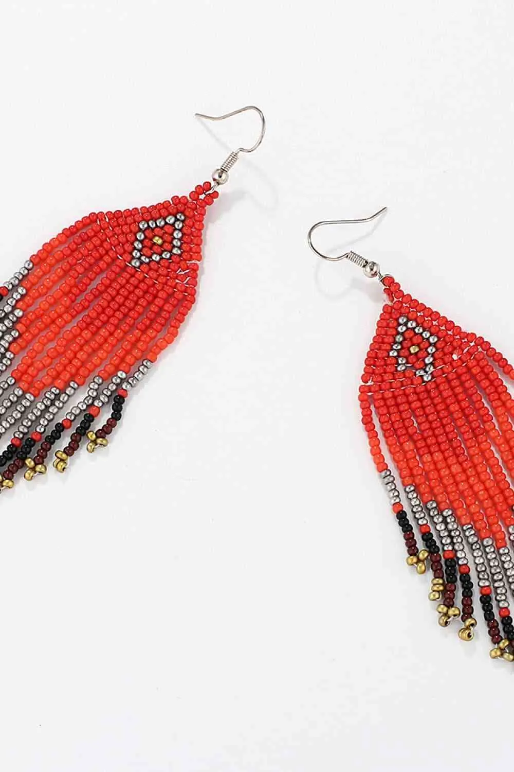 Beaded Dangle Earrings sold by The Barefoot Brunette Boutique product image thumbnail 4