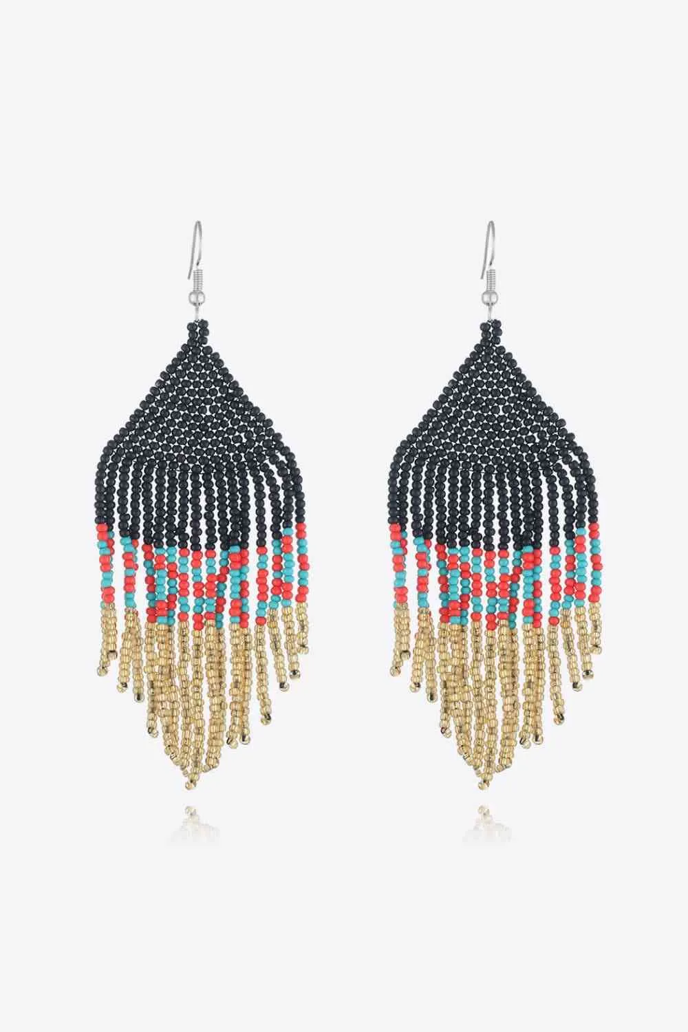 Beaded Dangle Earrings sold by The Barefoot Brunette Boutique