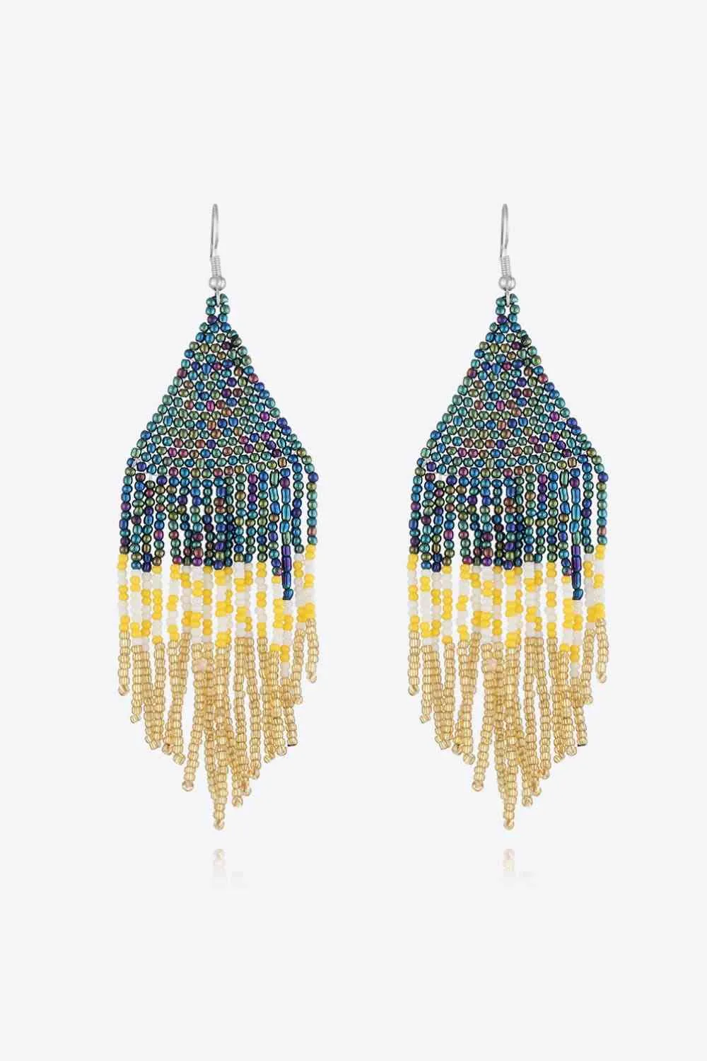 Beaded Dangle Earrings sold by The Barefoot Brunette Boutique product image thumbnail 3