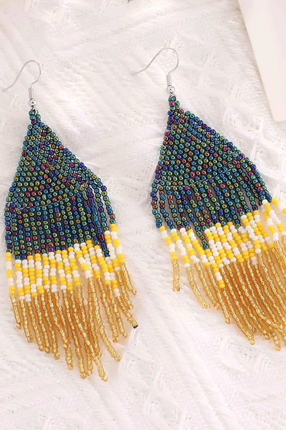 Beaded Dangle Earrings sold by The Barefoot Brunette Boutique product image thumbnail 4