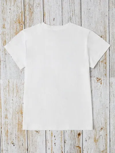 MAMA Round Neck Short Sleeve T-Shirt sold by The Barefoot Brunette Boutique product image thumbnail 5