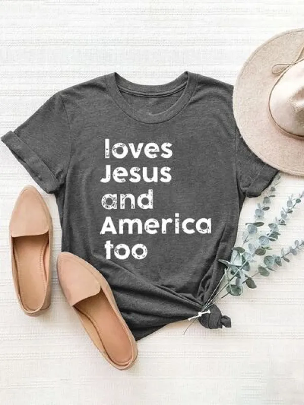 Letter Graphic Round Neck Short Sleeve T-Shirt sold by The Barefoot Brunette Boutique