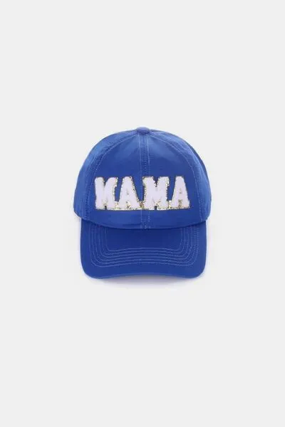 MAMA Chenille Patch Baseball Cap sold by The Barefoot Brunette Boutique product image thumbnail 3